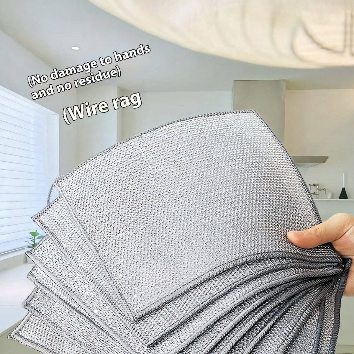 Metal Wire Cleaning Cloth For Kitchen Cleaning